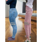 Plus Size Women Loose Pure Color All-matching Harem Jeans