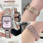 Smart Watch Band Three-bead Diamond Fashion Strap