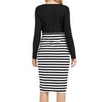 Breastfeeding Maternity Wear Long Sleeved Round Neck