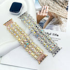 Handmade Smart Watch Glass Crystal Strap
