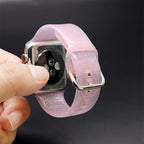 Smart Watch Strap Transparent Glitter Silicone