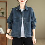 Women's Autumn Vintage Denim Jacket