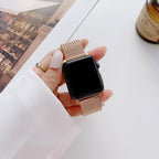 Metal Wheat Ear V-buckle Straight Strap