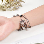 Large Square Crystal Stretch Watch Strap